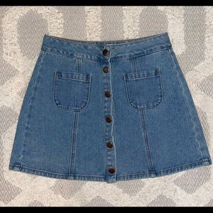 Brandy Melville Denim Skirt